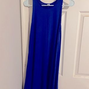 Royal blue dress